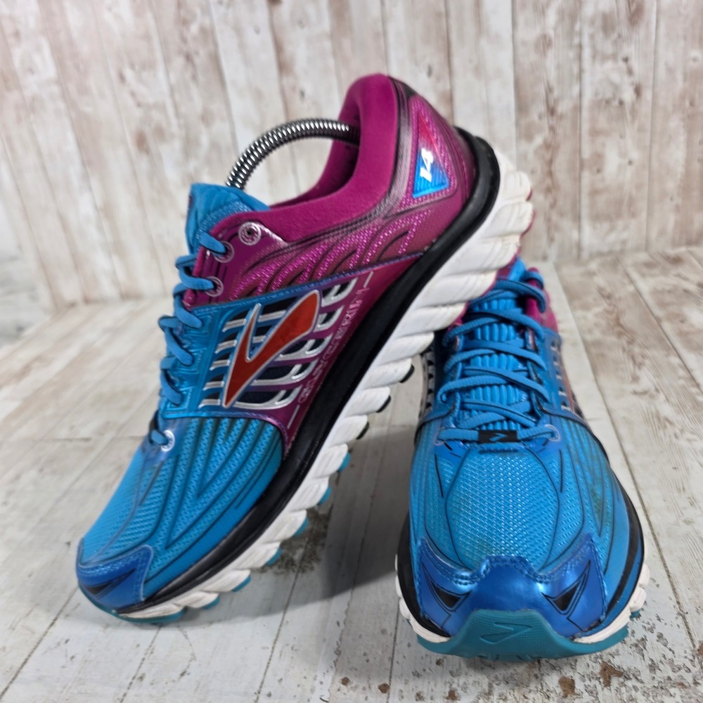 Brooks Glycerin 14 Womens Running Shoes Blue Pink Purple 1202171B490 Size 11 - Picture 5 of 8